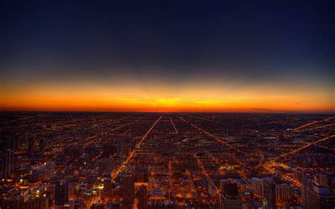 Chicago Sunset wallpaper | 2560x1600 | #65645
