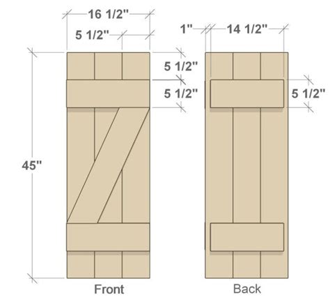 Build DIY Exterior Wood Window Shutters (Printable Instructions) – Remodelaholic