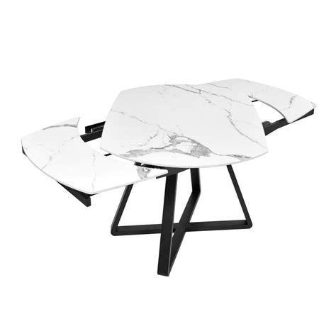 Modrest Cofrey - Contemporary White Ceramic Extendable Dining Table – Stylish Design Furniture