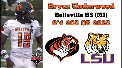 Bryce Underwood Picks LSU - Commitment Video - Plus Game Highlights - YouTube