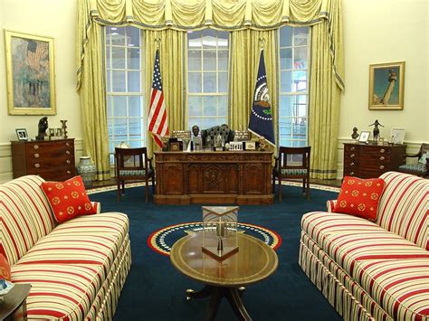 Trump Official Praises Oval Office Makeover, Blames Obama for Wallpaper ...