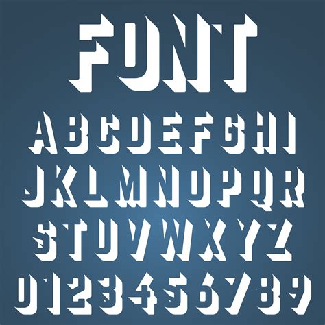 Alphabet font incomplete design 683456 Vector Art at Vecteezy