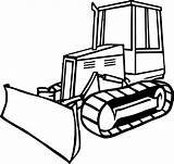 Bulldozer Coloring Page sketch template