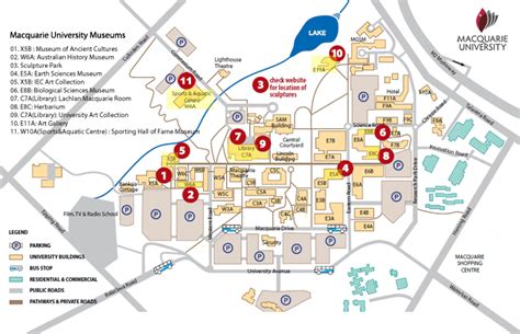 Macquarie Uni Campus Map