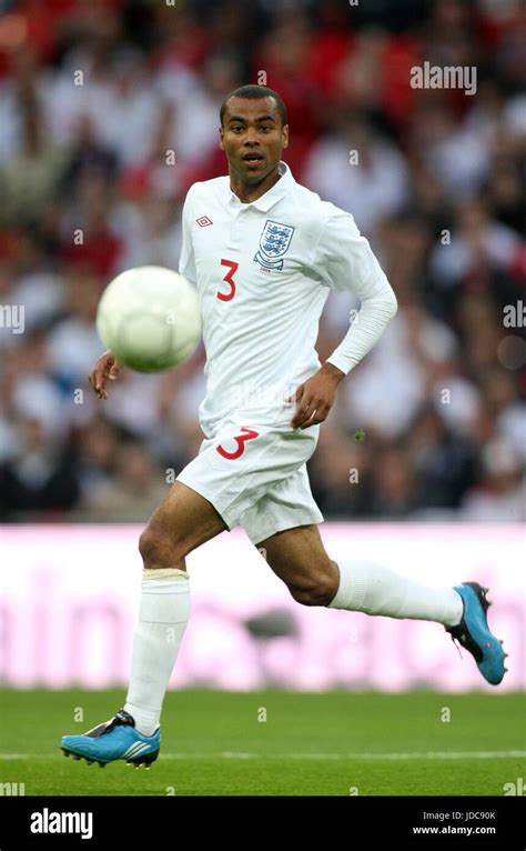 ASHLEY COLE ENGLAND V ANDORRA WEMBLEY STADIUM LONDON ENGLAND 10 June ...