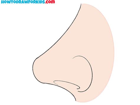 How to Draw a Nose From the Side - Easy Drawing Tutorial For Kids