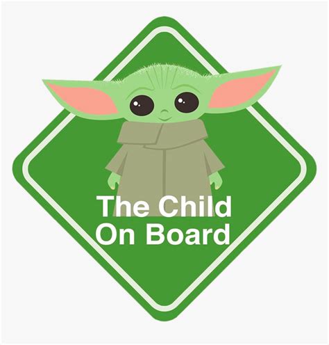 The Mandalorian - Clip Art Baby Yoda, HD Png Download - kindpng