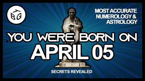 Born On April 5 | Numerology and Astrology Analysis - YouTube