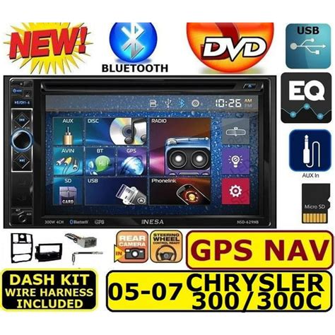 05 06 07 CHRYSLER 300 300C NESA GPS NAVIGATION SYSTEM BT CAR RADIO ...