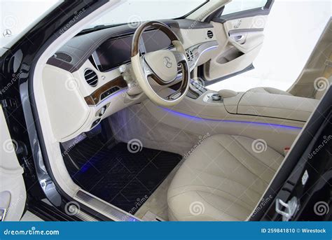 Mercedes-Benz S 350 2015 Exterior Interior Editorial Image - Image of ...