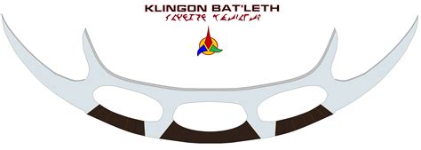 Klingon bat'leth by bagera3005 on DeviantArt