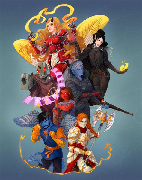 DnD party by AnryMaryStudio on DeviantArt