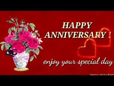 Happy Anniversary Wishes Greetings Whatsapp Status || Wedding Anniversary/Marriage A… | Happy ...