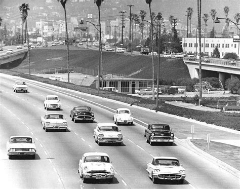 LOS ANGELES Freeway 1963 California History, Vintage California, Southern California, Old Photos ...