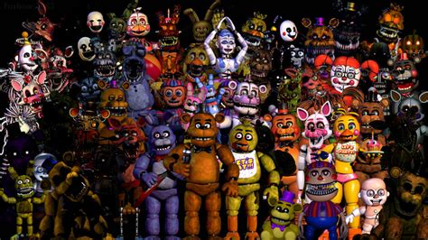 Thank you ! [All Animatronics] by FnaFcontinued on DeviantArt