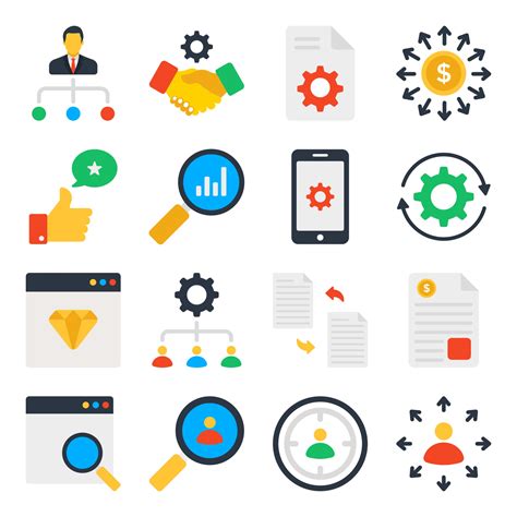 Pack of Business and Team Management Flat Icons 3126425 Vector Art at ...