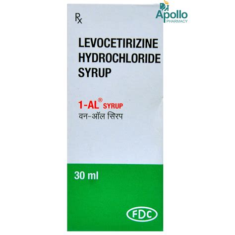 1 AL Syrup 30 ml Price, Uses, Side Effects, Composition - Apollo Pharmacy