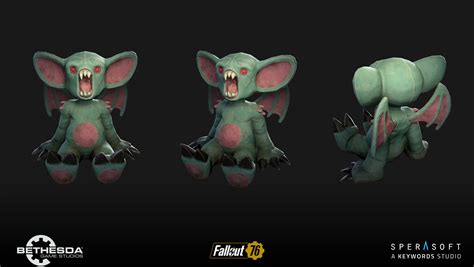 ArtStation - Fallout 76: Scorchbeast Queen Plushie in 2023 | Cute plush, Dinosaur stuffed animal ...