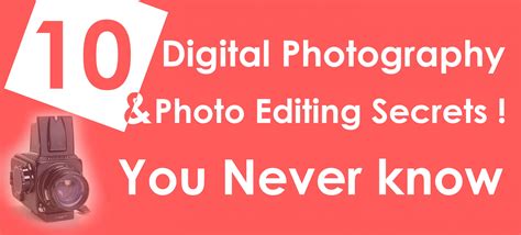 Digital Photography And Photo Editing Tutorial | CEI