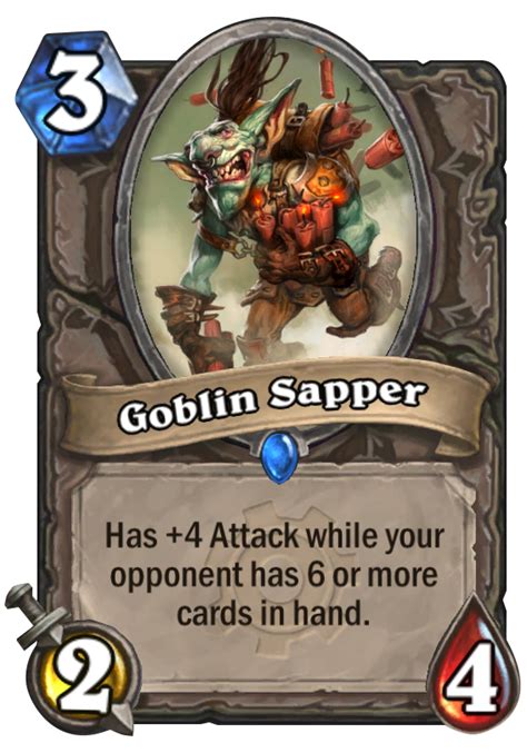 Goblin Sapper - Hearthstone Top Decks