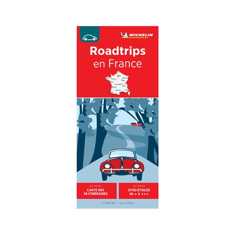 Roadtrips in France- Michelin National Map - Boutique de l'Aventure ...