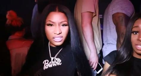 Nicki Minaj Wears ICED OUT Barbie Chain at Club LIV – aGOODoutfit