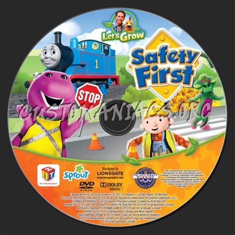 Let's Grow Safety First dvd label - DVD Covers & Labels by Customaniacs, id: 180964 free ...