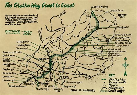 Maps of Chalke Way route | Brickbats