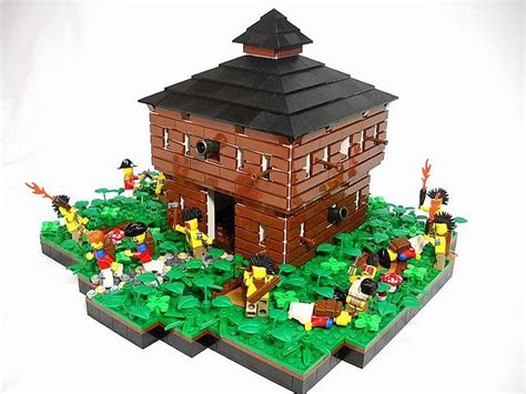 Blockhouse | Lego house, Lego design, Lego