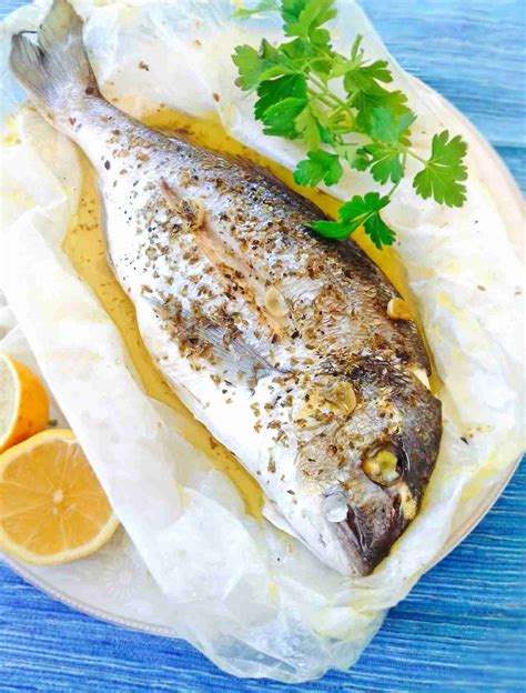 Greek Oven Baked Sea Bream Recipe (Tsipoura) - Real Greek Recipes