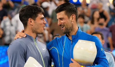 Novak Djokovic leaps to Carlos Alcaraz's defence after controversial move