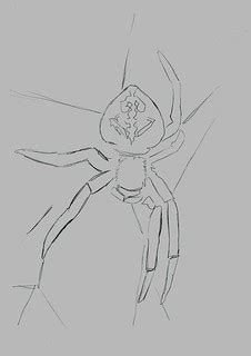 Lesson#10 Orb Spider - Lineart | Lineart for Lesson #10 in t… | Flickr