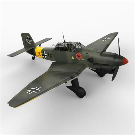 modelo 3d Junkers Ju-87 B-2 Stuka Dive Bomber - TurboSquid 592029