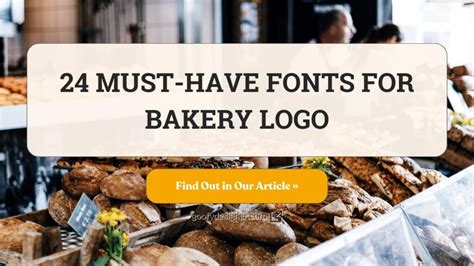 24 Best Fonts for Bakery Logo That Sprinkle Sweetness and Style