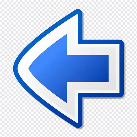 Arrow Symbol Computer Icons, kembali, biru, sudut, teks png | PNGWing