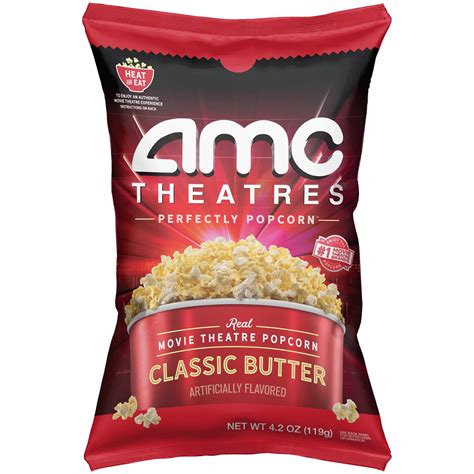 AMC Theatres Ready to Eat Popcorn, Classic Butter - Walmart.com