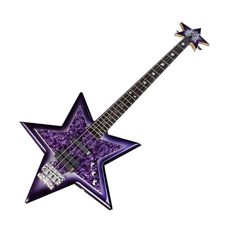 Warwick Rockbass Bootsy Collins Signature Space Bass, Purple at Gear4music