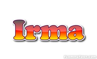 Irma Logo | Free Name Design Tool from Flaming Text