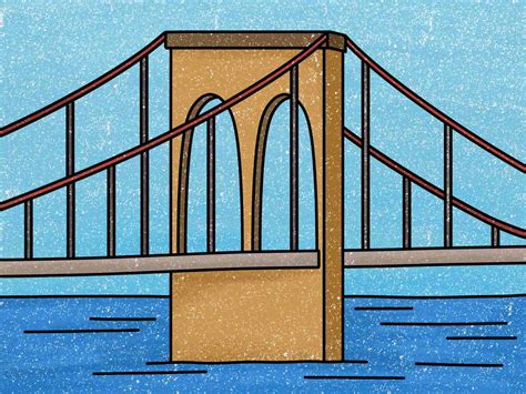 How to Draw the Brooklyn Bridge - HelloArtsy