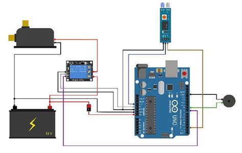 Arduino IR sensor and buzzer circuit | Download Scientific Diagram