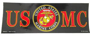 USMC UNITED STATES MARINE CORPS Military Bumper Sticker BM0052 EE | eBay