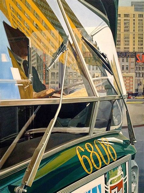 Bus Window by Richard Estes | Reflection painting, Photorealism, Window illustration