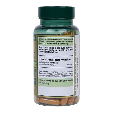 Holland & Barrett Turmeric 500mg Capsules | Holland & Barrett