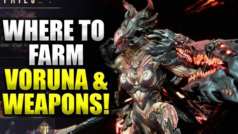 Where To Farm Voruna & Her Weapons | Warframe Hunters - YouTube