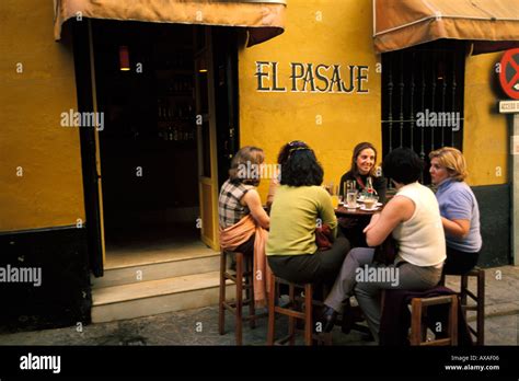 Spain, Seville, Cafe Stock Photo - Alamy