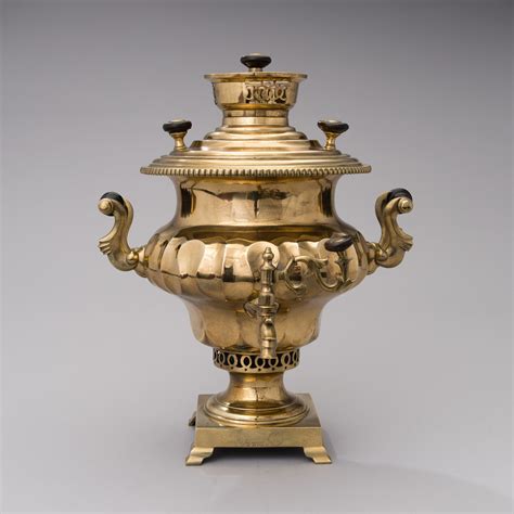 A late 19th century Russian samovar by Vorontsov Brothers, Tula ...