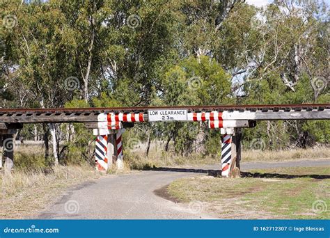 Clearance At The Railway Junction Closeup. Rail Safety Royalty-Free Stock Photo | CartoonDealer ...