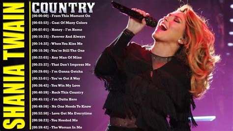 The Best of Shania Twain Country Songs Collection - Shania Twaina Greatest Hits Full Album - YouTube