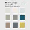 Modern Farmhouse Color Palette, Sherwin Williams Interior Paint Palette, Pre-Selected Paint ...