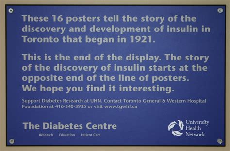 Discovery of Insulin in Toronto Posters